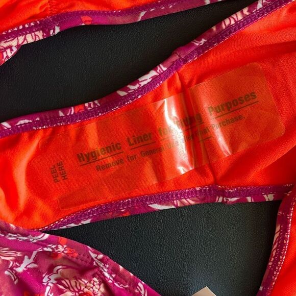 NEW Old Navy Printed Ruched Back Bikini Bottom L - Picture 6 of 7